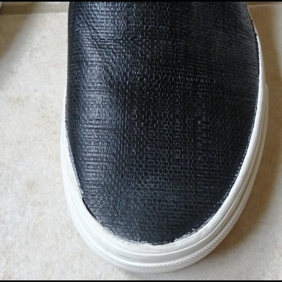 VANS Off the Wall Black Slip Ons Size 8 - Picture 5 of 15